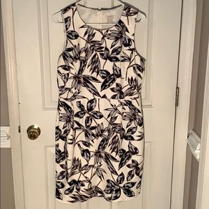 J. Crew leave print dress